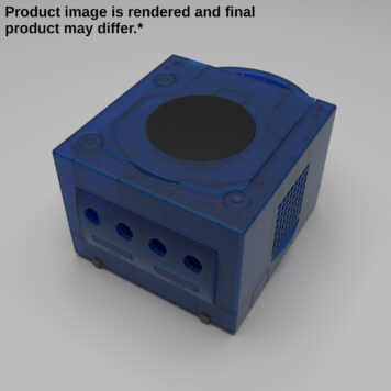 Gamecube Replacement Shell – Translucent Blue – Muramasa Entertainment